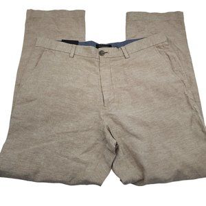 Banana Republic Aiden Chino Linen dress Pants Mens size 36 x 32 NWT
